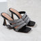 Tacones Altos Brillantes para Mujer - Sandalias Estileto Cómodo para Fiesta
