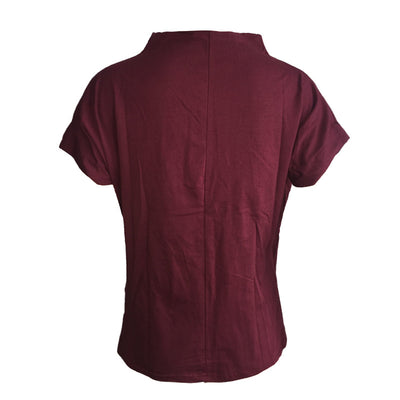Blusa Cuello Alto con Mangas Murciélago - Image 15
