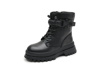 Botas Martin Infantiles de Cuero - Estilo Clásico Punta Redonda - Image 18