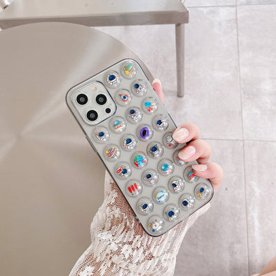 Funda Protectora Astronauta Planeta Espacial con Burbujas Descompresivas - Image 4