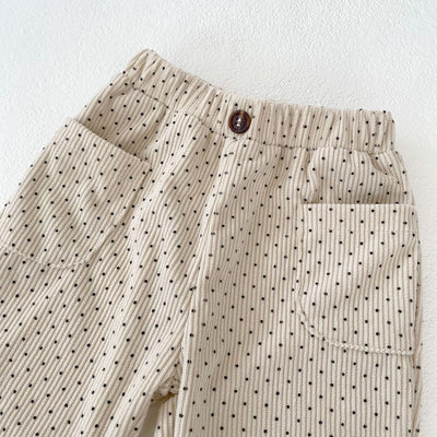 Pantalones de Pana Estampados Sueltos y Cómodos - Image 18