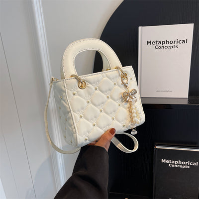 Bolso Bandolera Mujer con Bordado de Diamantes - Cartera de Moda Compacta - Image 4