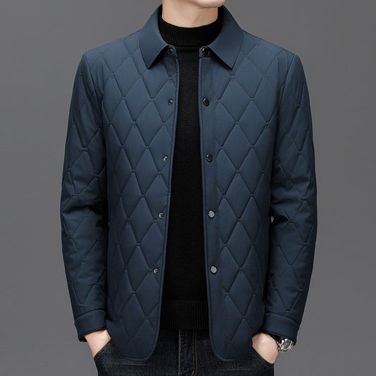 Chaqueta de Negocios Acolchada en Algodón - Cómoda y Elegante para Hombre