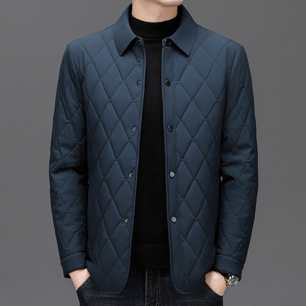 Chaqueta de Negocios Acolchada en Algodón - Cómoda y Elegante para Hombre