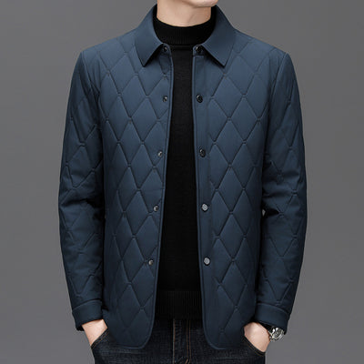 Chaqueta de Negocios Acolchada en Algodón - Cómoda y Elegante para Hombre