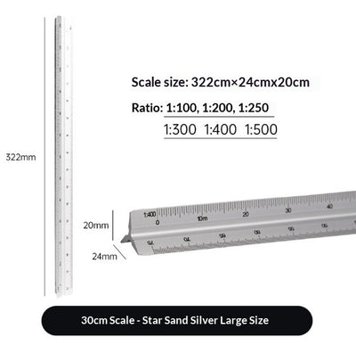 Regla Triangular de Aluminio para Diseño y Dibujo Profesional - Image 11