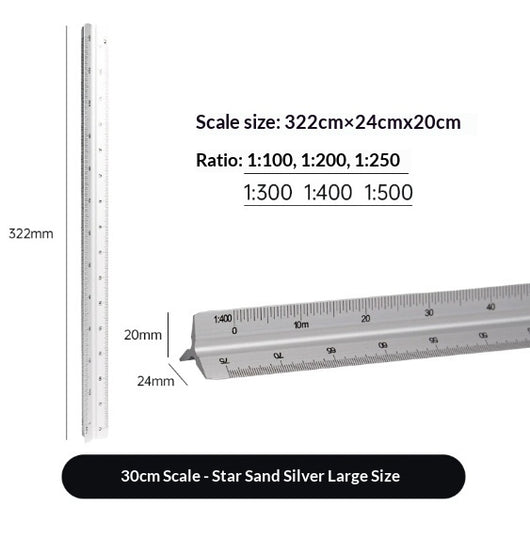 Regla Triangular de Aluminio para Diseño y Dibujo Profesional - Image 11