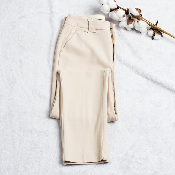 Pantalón de Vestir Profesional Mujer Grosor Medio