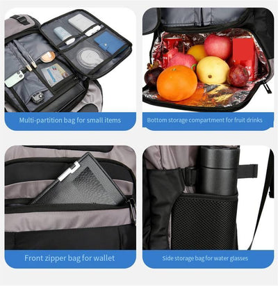 Mochila Térmica Impermeable para Picnic con Doble Compartimento y Gran Capacidad - Image 8