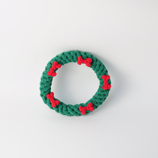 Juguete de Cuerda de Algodón para Perros - Bastón Navideño Limpiador de Dientes - Image 6