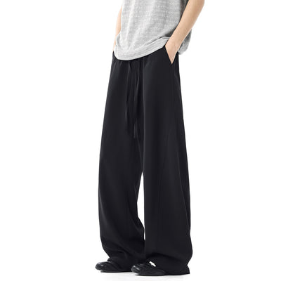 Pantalones Casuales de Corte Elegante con Detalles de Costura para Hombre - Primavera y Verano - Image 6