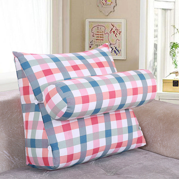 Cojín de Cintura Triangular Desmontable y Lavable para la Cama