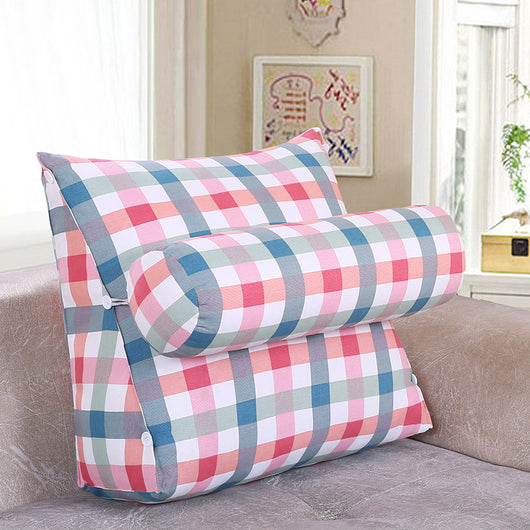 Cojín de Cintura Triangular Desmontable y Lavable para la Cama