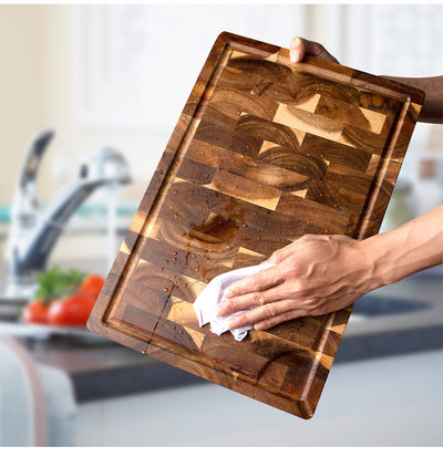 Tabla de Corte Profesional de Madera con Ranura Colectora - Image 11