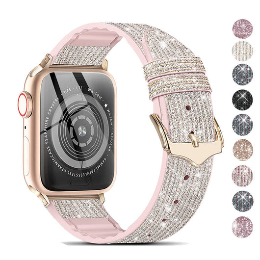 Correa de Reloj de Cuero PU con Efecto Camaleón y Silicona - Image 2