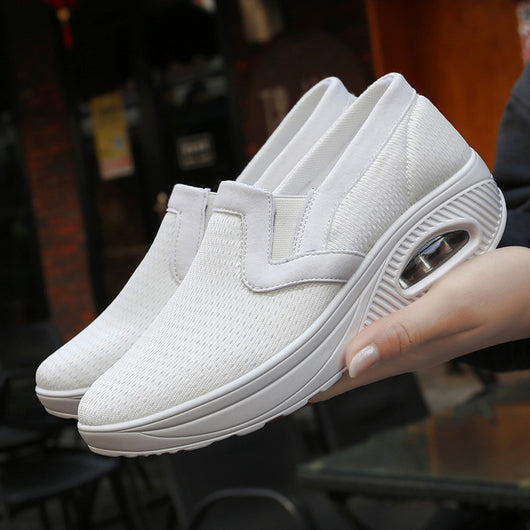 Zapatillas Deportivas Casuales para Mujer Flying Weaving con Suela Suave y Transpirable - Image 5