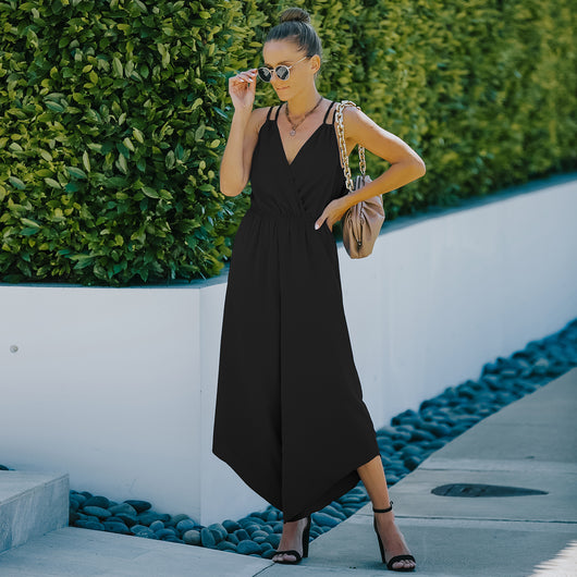 Jumpsuit Deportivo de Color Liso Estilo Europeo y Americano - Image 19