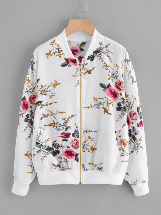 Cardigan Estampado con Cierre - Image 9