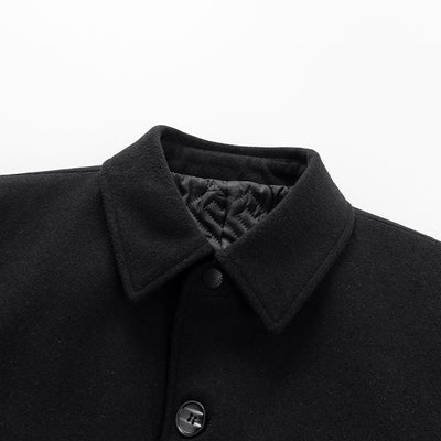 Abrigo de Lana Premium para Hombre Maduro - Estilo Solapa Clásica - Image 4