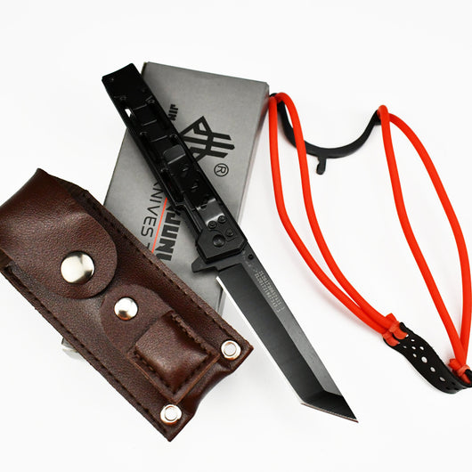 Cuchillo de Camping Multifuncional Plegable para Defensa Personal - Image 12