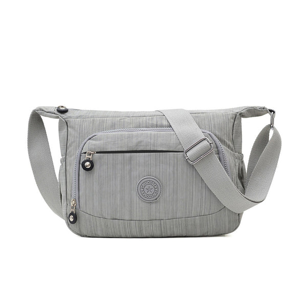 Bolso de Hombro Casual para Mamá - Tela Nylon Lavado Diagonal
