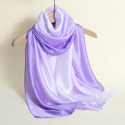 Pañuelo de Seda con Degradado de Colores para Mujer - Image 44