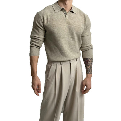 Suéter Ejecutivo Slim Fit Estilo Británico para Hombre - Image 5