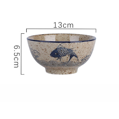 Tazón de Arroz de Cerámica Pintado a Mano - Image 13