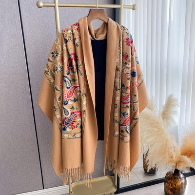 Bufanda Térmica Minimalista con Inspiración Étnica para Mujer - Image 17