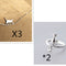 925 Silver Cat Curved Necklace 5PC Set