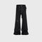 Calça Bootcut de Vinil com Costura Aparente