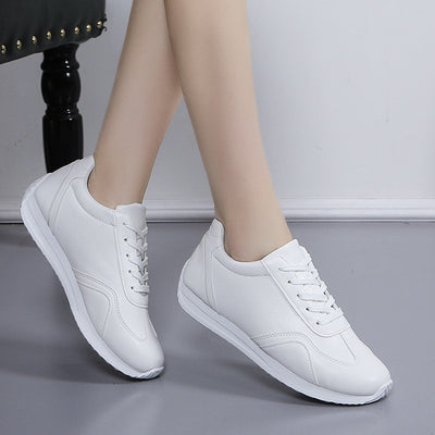 Zapatillas Blancas Plataforma para Estudiantes - Versátiles y Cómodas
