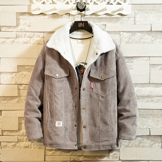 Chaqueta Acolchada de Pana para Hombre con Forro de Lana - Image 13