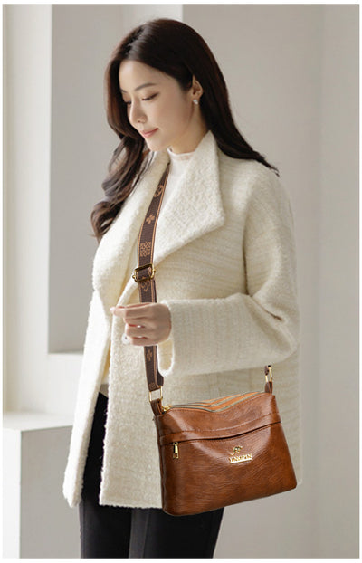 Bolso Bandolera de Gran Capacidad con Múltiples Compartimentos - Image 10