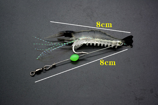 Señuelo Luminoso Biomimético Camarón Artificial para Pesca - Image 14