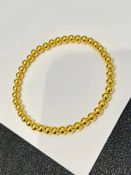 Pulsera de Oro 999 Macizo 5D sin Cianuro - Hilo Ajustable - Image 7