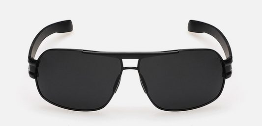 Gafas de Sol Polarizadas para Hombre - Diseño Cuadrado Metálico - Image 2