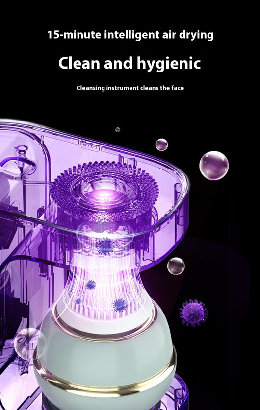 Limpiador Facial Eléctrico con Silicona - Instrumento de Belleza Ultrasónico - Image 9