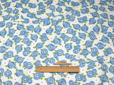 Tela de Algodón con Estampado Floral - Sarga de Algodón Premium - Image 8