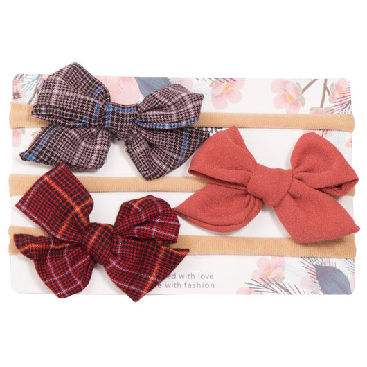 Diadema Elástica sin Costuras con Moño Grande para Bebé - Image 19