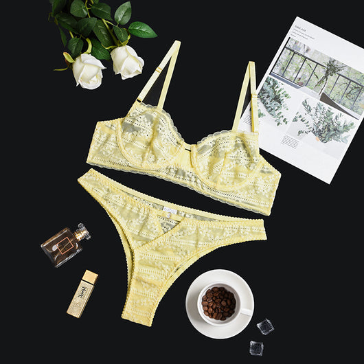 Conjunto de Lencería Sensual de Dos Piezas con Encaje y Efecto Push Up - Image 6