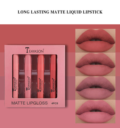 Set de Labiales Mate Aterciopelados y Brillos Líquidos - Image 14