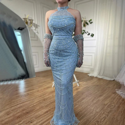 Vestido Largo de Lujo Pearl con Caída Elegante - Image 33