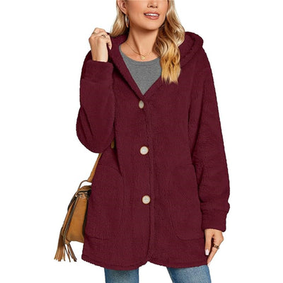 Cardigan Tipo Sudadera con Capucha y Bolsillos - Abrigo Casual Europeo - Image 9