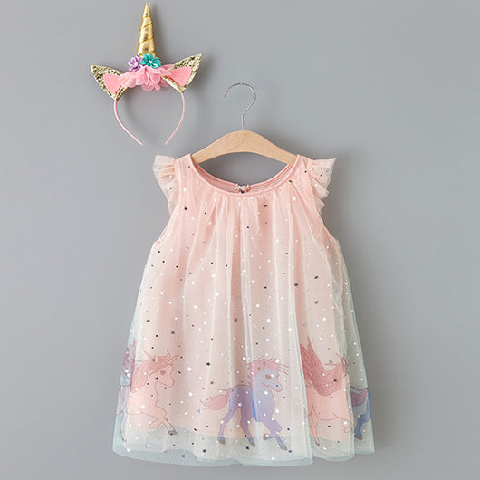 Vestido Infantil Princesa Verano con Bordado y Malla Delicada - Image 42