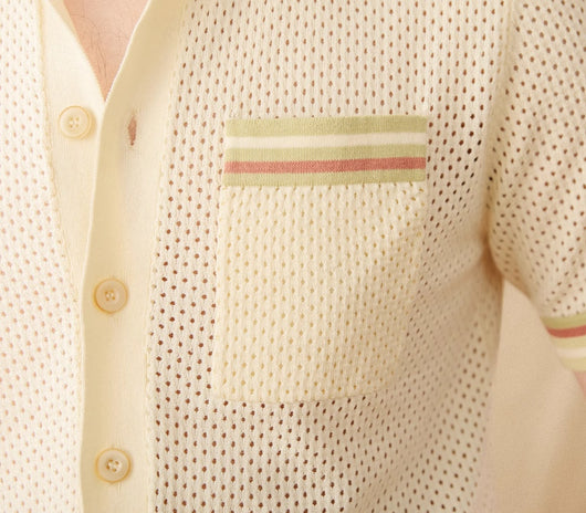 Playera Casual Vacacional de Algodón Puro con Diseño Calado - Image 10