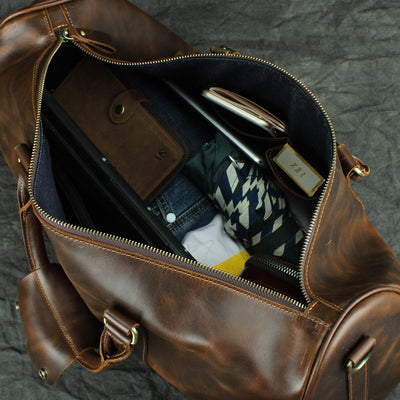 Bolso Bandolera Vintage para Hombre - Bolsa de Viaje Cruzada - Image 12