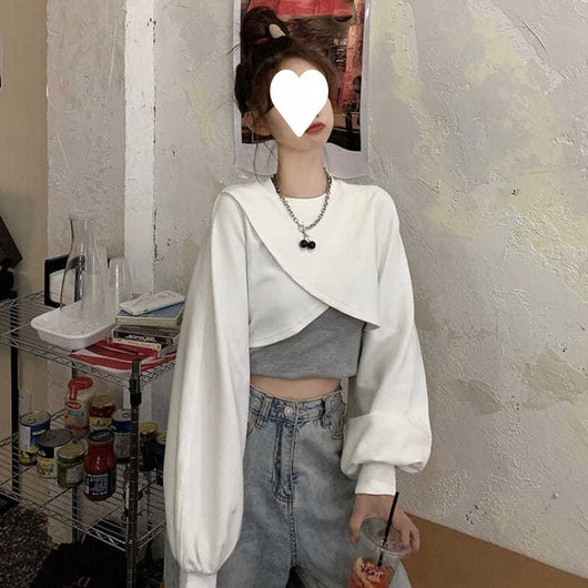 Conjunto de Dos Piezas: Suéter Irregular con Chaleco para Mujer - Image 7