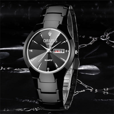 Reloj de Pareja Acero Tungsteno Resistente al Agua - Diseño Moderno para Estudiantes - Image 16