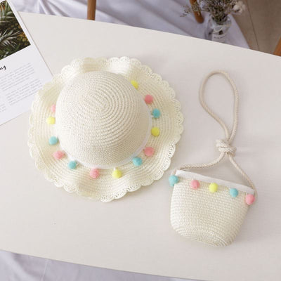 Sombrero de Paja para Niñas con Protección Solar - Image 10